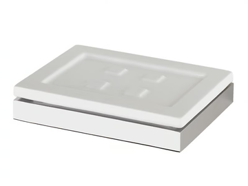 DAMA - Wall-mounted ceramic soap dish by GUGLIELMI RUBINETTERIE
