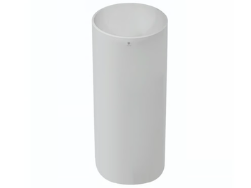Freestanding washbasin - Freestanding round Corian® washbasin by GUGLIELMI RUBINETTERIE
