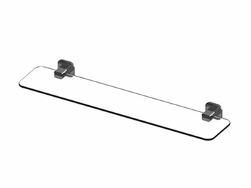 GZERO - Satin glass bathroom wall shelf by GUGLIELMI RUBINETTERIE