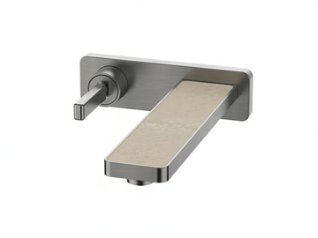 GZERO - Wall-mounted single handle washbasin mixer by GUGLIELMI RUBINETTERIE