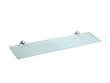 MIA - Satin glass bathroom wall shelf by GUGLIELMI RUBINETTERIE