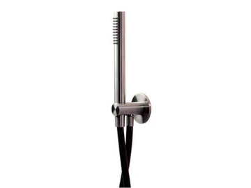 NOVO INOX - Handshower with bracket for shower by GUGLIELMI RUBINETTERIE