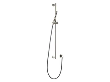 NOVO INOX - Stainless steel shower wallbar with hand shower by GUGLIELMI RUBINETTERIE
