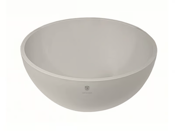 Round washbasin - Countertop round Corian® washbasin by GUGLIELMI RUBINETTERIE