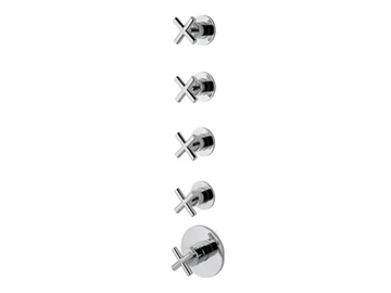 VERA - 5 hole Recessed shower mixer by GUGLIELMI RUBINETTERIE