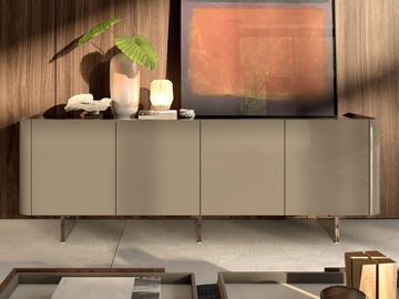 LOVIE - Wooden sideboard with doors by Guzzini & Fontana