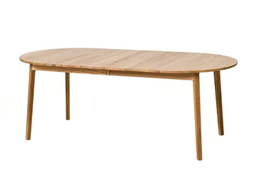 RAINBOW 665 - Extending oval oak table by Hans K