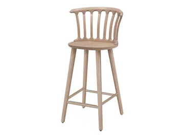SAN MARCO 690BL - High ash stool with footrest by Hans K