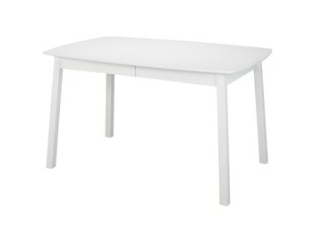 VERONA 655WH - Extending rectangular birch table by Hans K