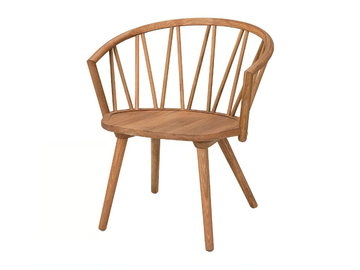 ZIGZAG 660 - Oak easy chair by Hans K