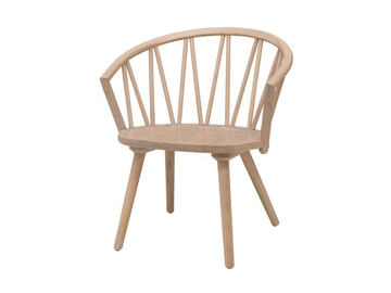 ZIGZAG 660BL - Ash easy chair with armrests by Hans K