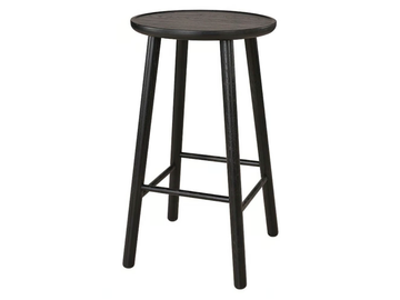 ZIGZAG 660S - High ash stool with footrest by Hans K