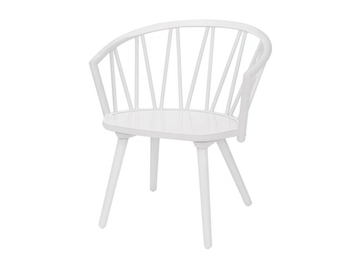 ZIGZAG 660WH - Birch easy chair with armrests by Hans K