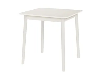 ZIGZAG 660WH - Square birch table by Hans K