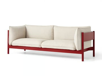 ARBOUR - WATER BASED LACQUER - 3 seater fabric sofa by Hay