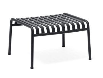 PALISSADE - Rectangular steel garden footstool by Hay