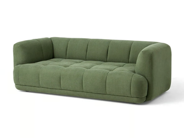 QUILTON - 2 seater fabric sofa by Hay