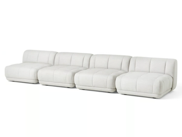 QUILTON COMBINATION 27 - Modular sectional fabric sofa by Hay