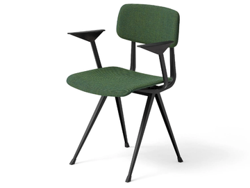 RESULT - Upholstered fabric chair with armrests by Hay