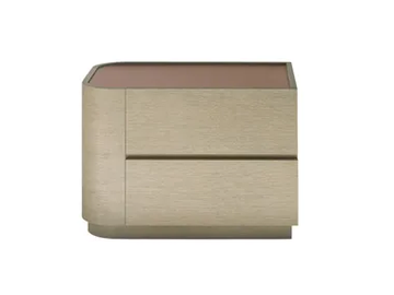 BELLA - Wooden bedside table with drawers by HC28