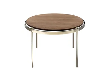 CRI - Round wooden side table by HC28