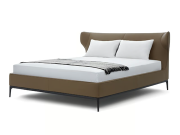 ERIKA - Double bed with upholstered headboard by HC28