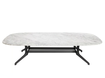GRANTORINO - Low rectangular metal coffee table by HC28