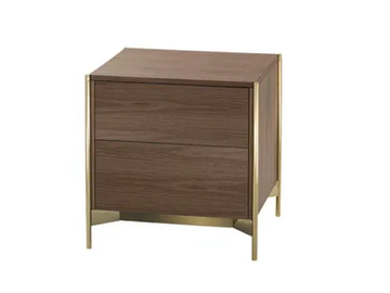 LONJA - Wooden bedside table with drawers by HC28