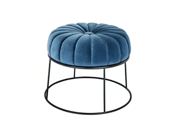 PULO - Low upholstered fabric stool by HC28