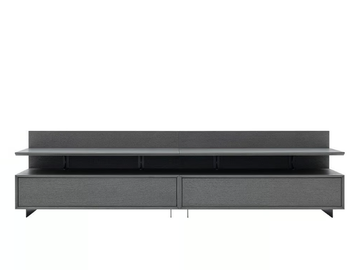 RHYTHM - Low modular wood veneer TV cabinet by HC28
