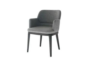 SIN - Upholstered chair with armrests by HC28