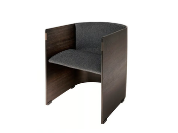 WATER - Upholstered chair with armrests by HC28