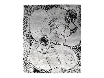 AUTOMATIC DRAWING - Custom handmade rug by HENZEL STUDIO