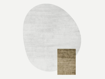 CELLERE (102) - Custom handmade Lyocell® rug by HENZEL STUDIO