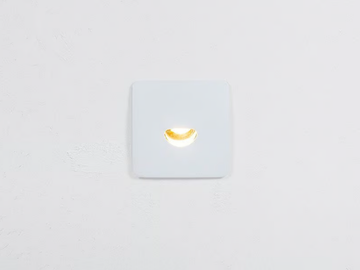 LIT C - LED wall-mounted outdoor stainless steel steplight by HER