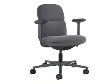 ASARI - Swivel fabric office chair with armrests by Herman Miller