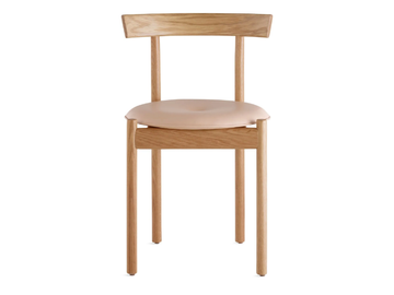 COMMA - Solid wood chair with integrated cushion by Herman Miller