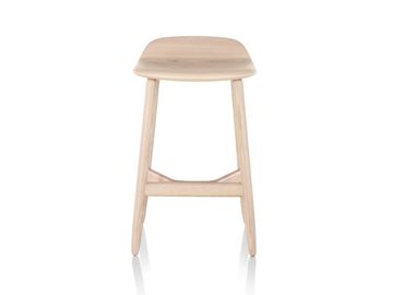 CROSSHATCH - Wooden stool by Herman Miller