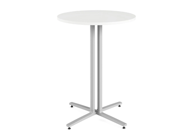 EVERYWHERE - Round high table with 4-star base by Herman Miller