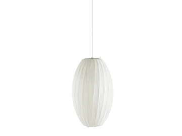 NELSON CIGAR CRISSCROSS BUBBLE - Polymer pendant lamp by Herman Miller