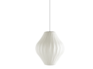 NELSON PEAR CRISSCROSS BUBBLE - Polymer pendant lamp by Herman Miller