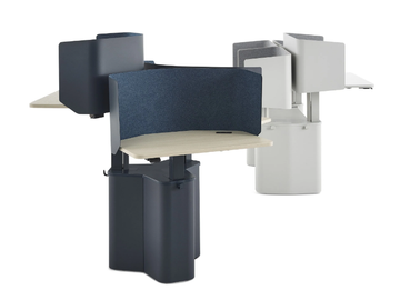 OE1 MICRO PACKS - Height-adjustable multiple office desk by Herman Miller