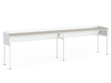 OE1 - Sectional multiple office desk with cable management by Herman Miller
