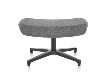 SAIBA - With 4-spoke base fabric footstool by Herman Miller