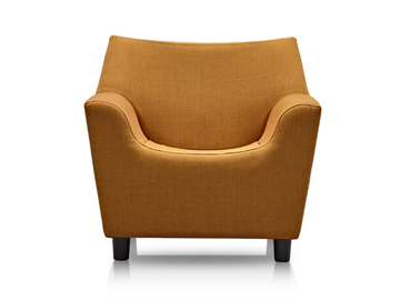 SWOOP - Upholstered fabric armchair with armrests by Herman Miller