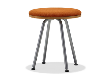 SWOOP - Upholstered fabric stool by Herman Miller