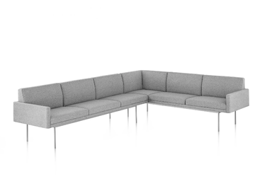 TUXEDO - Sectional fabric sofa by Herman Miller