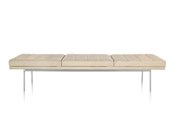 TUXEDO - Upholstered leather bench by Herman Miller