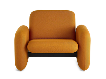 WILKES - Fabric armchair with armrests by Herman Miller