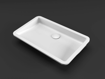 CB5530 - Rectangular undermount HIMACS washbasin by HIMACS